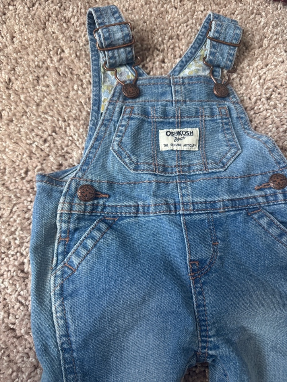OshKosh B'gosh Classic Blue Overalls for Kids